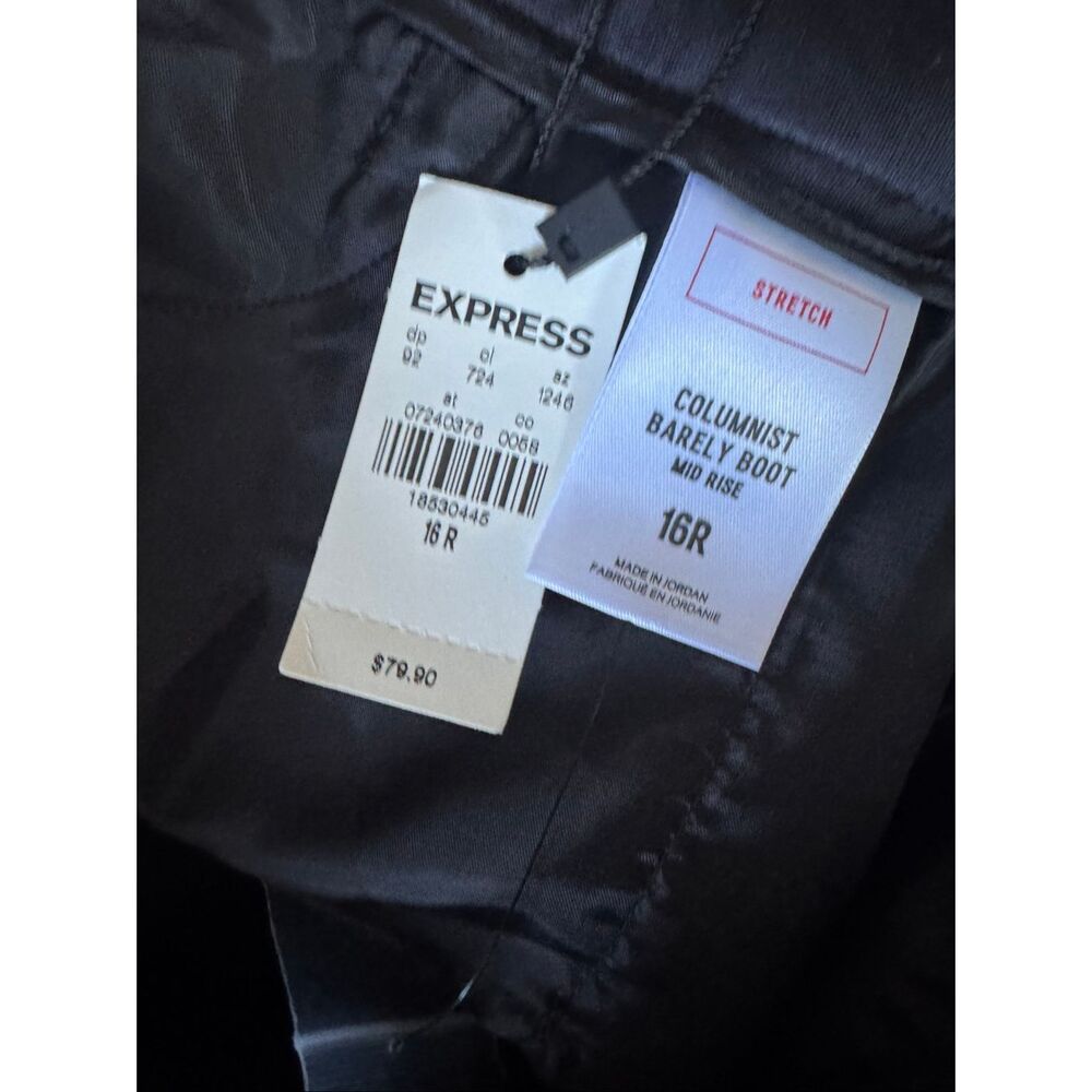 Express 16 R Columnist Barely Boot Mid Rise NWT - image 4